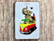 Blechschild *VW Bus Elefant*